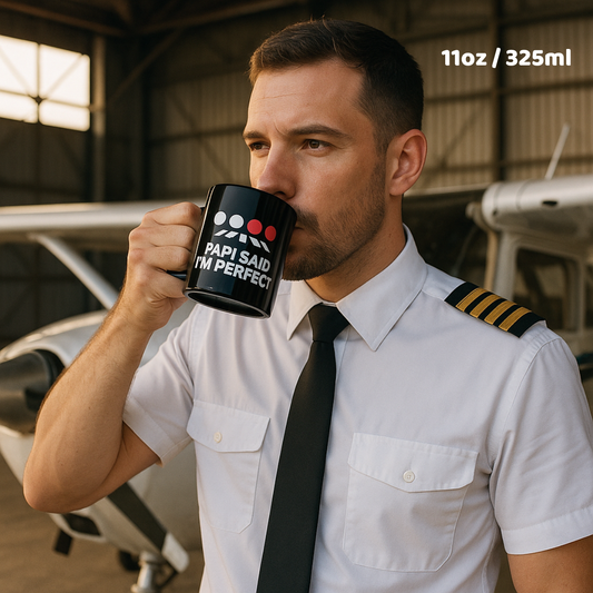 Pilot Mug – PAPI SAID I'M PERFECT