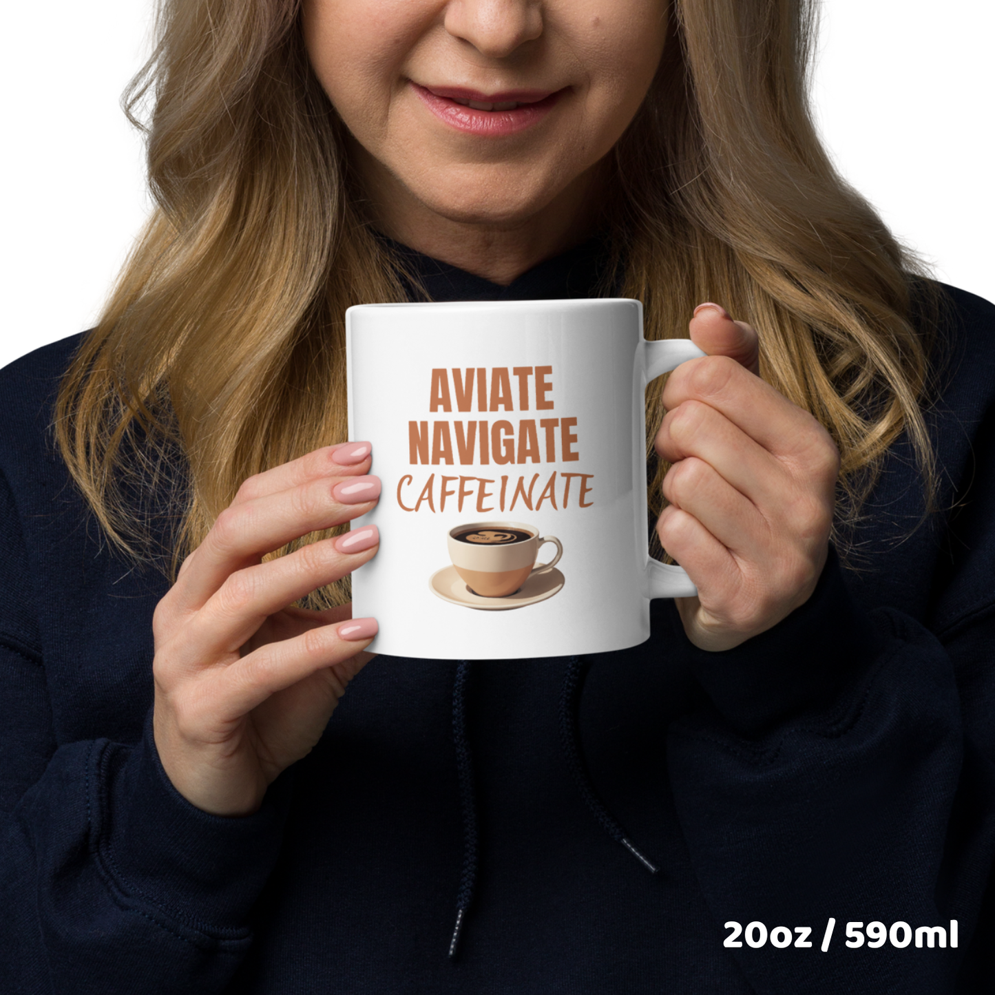 Pilot Coffee Mug – Aviate Navigate Caffeinate