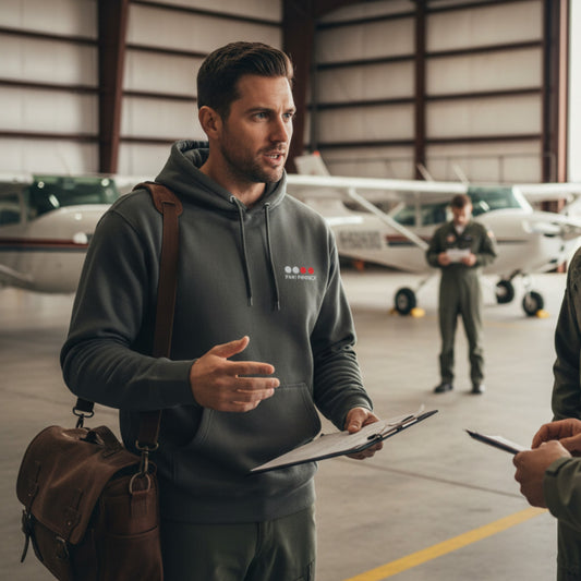 PAPI PERFECT Premium Hoodie | 2 WHITE 2 RED - The perfect landing design