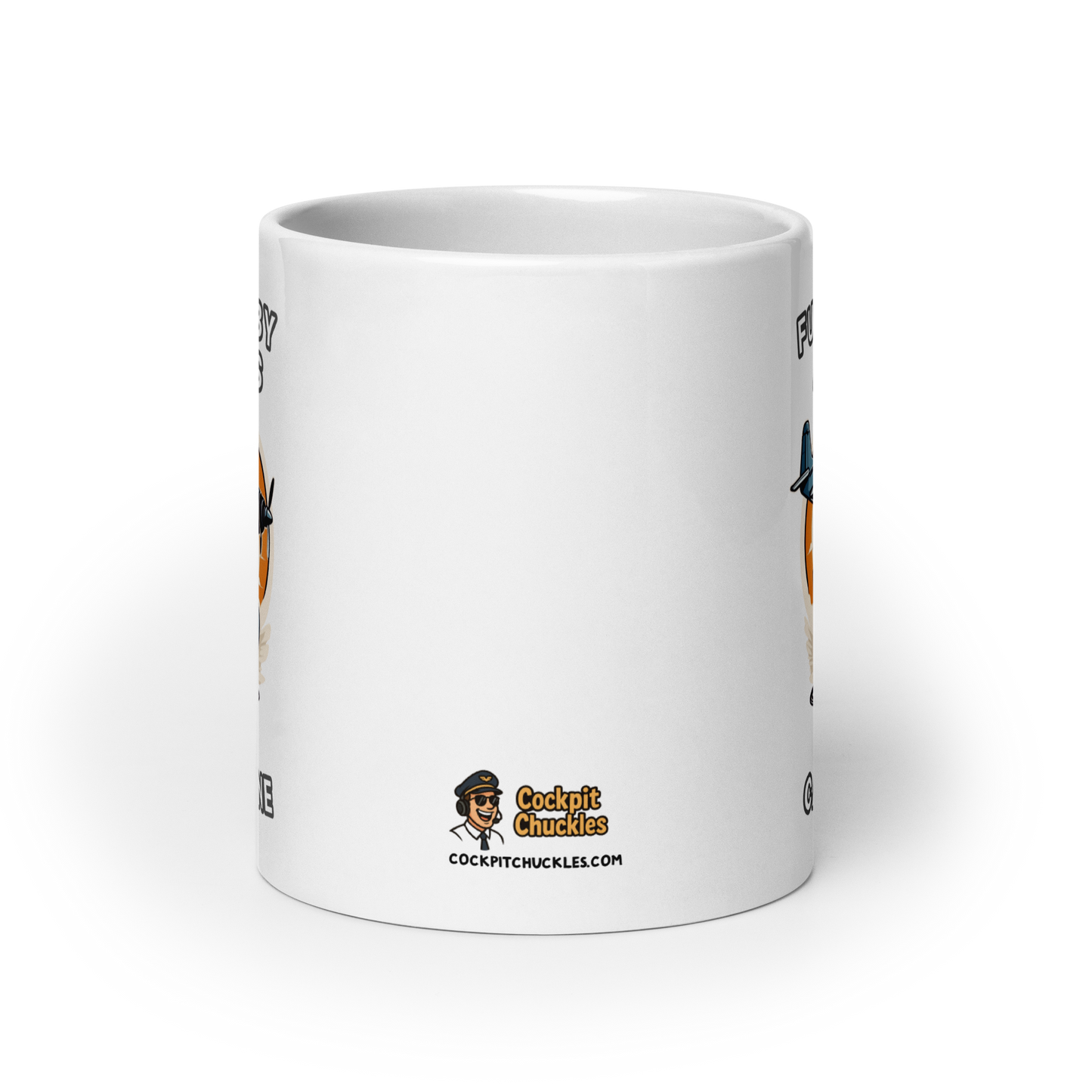 Pilot Coffee Mug – Fueled by Avgas and Caffeine
