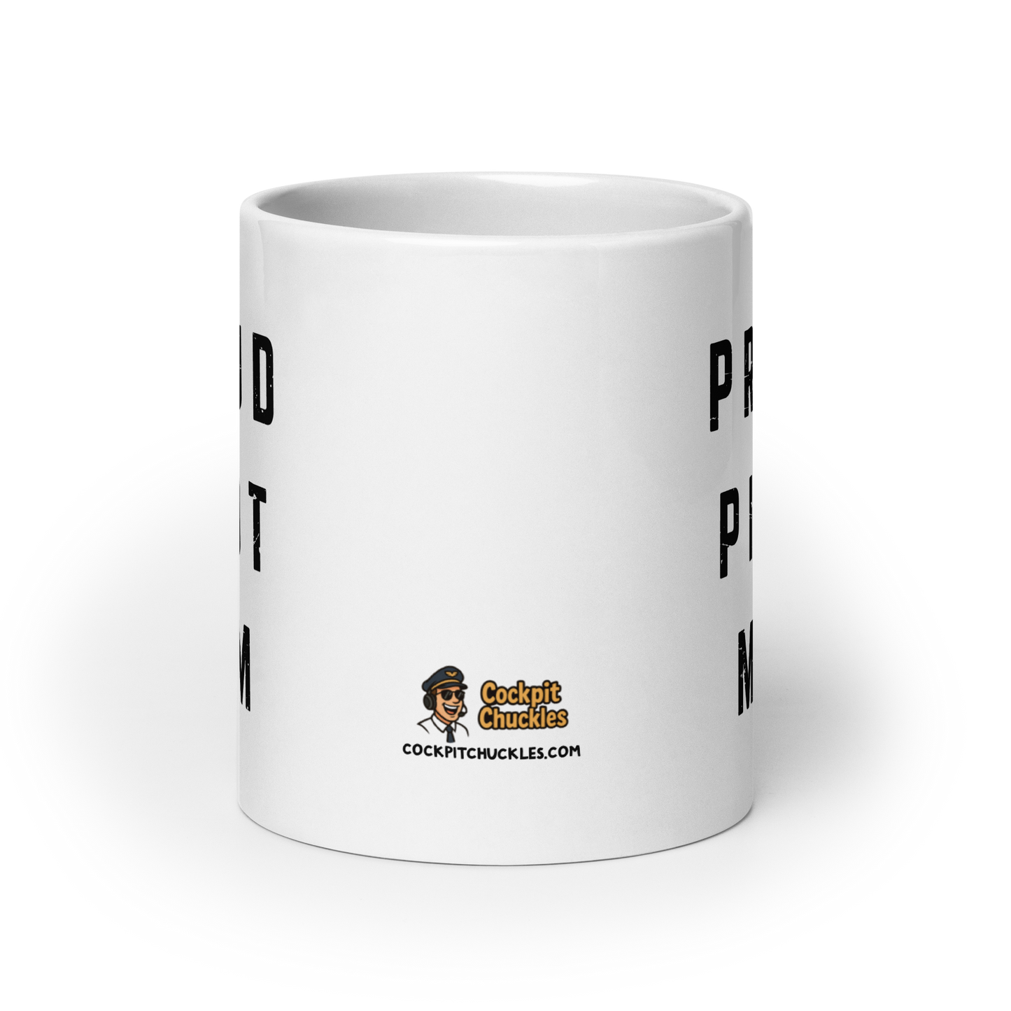 Mug for proud pilot moms “Proud Pilot Mom” – Show your support for your flying offspring